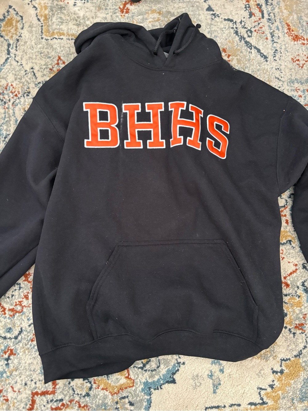 Gildan Black Heavy Blend Hoodie with Label